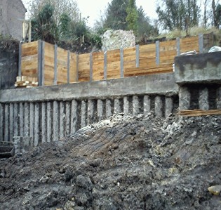 Contiguous Piled Foundations
