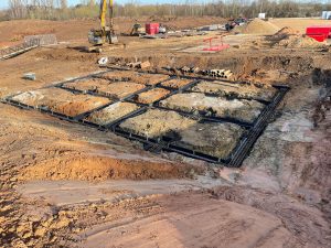 Ground Beam Reinforcement